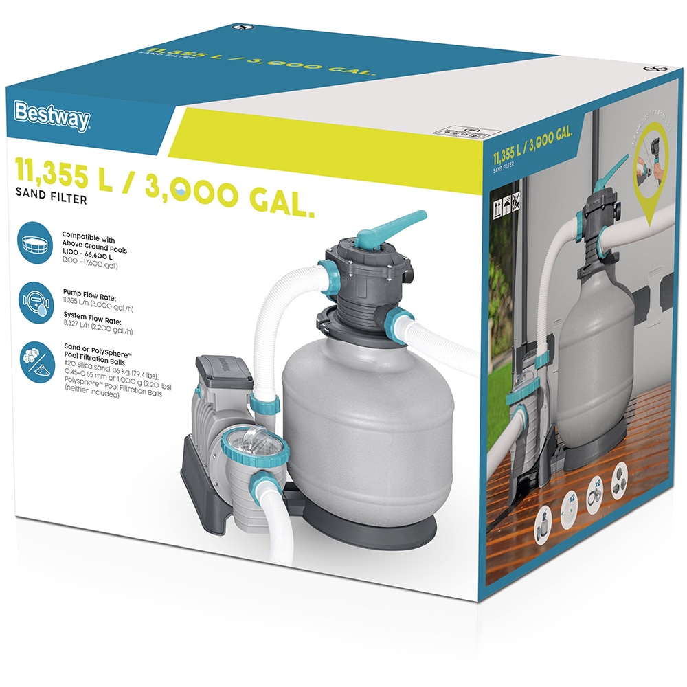 Sistem filtrare nisip BESTWAY, 11355 l/h