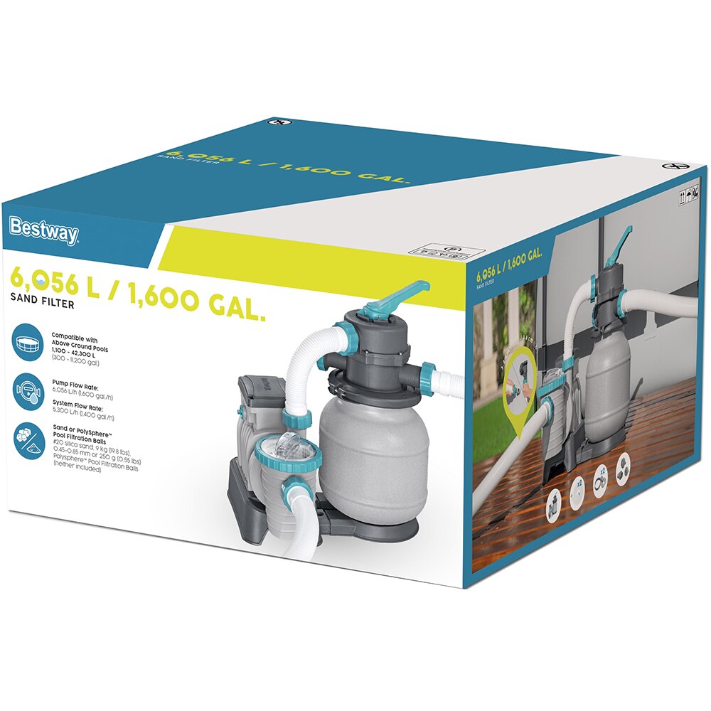 Sistem filtrare nisip BESTWAY, 6056 l/h