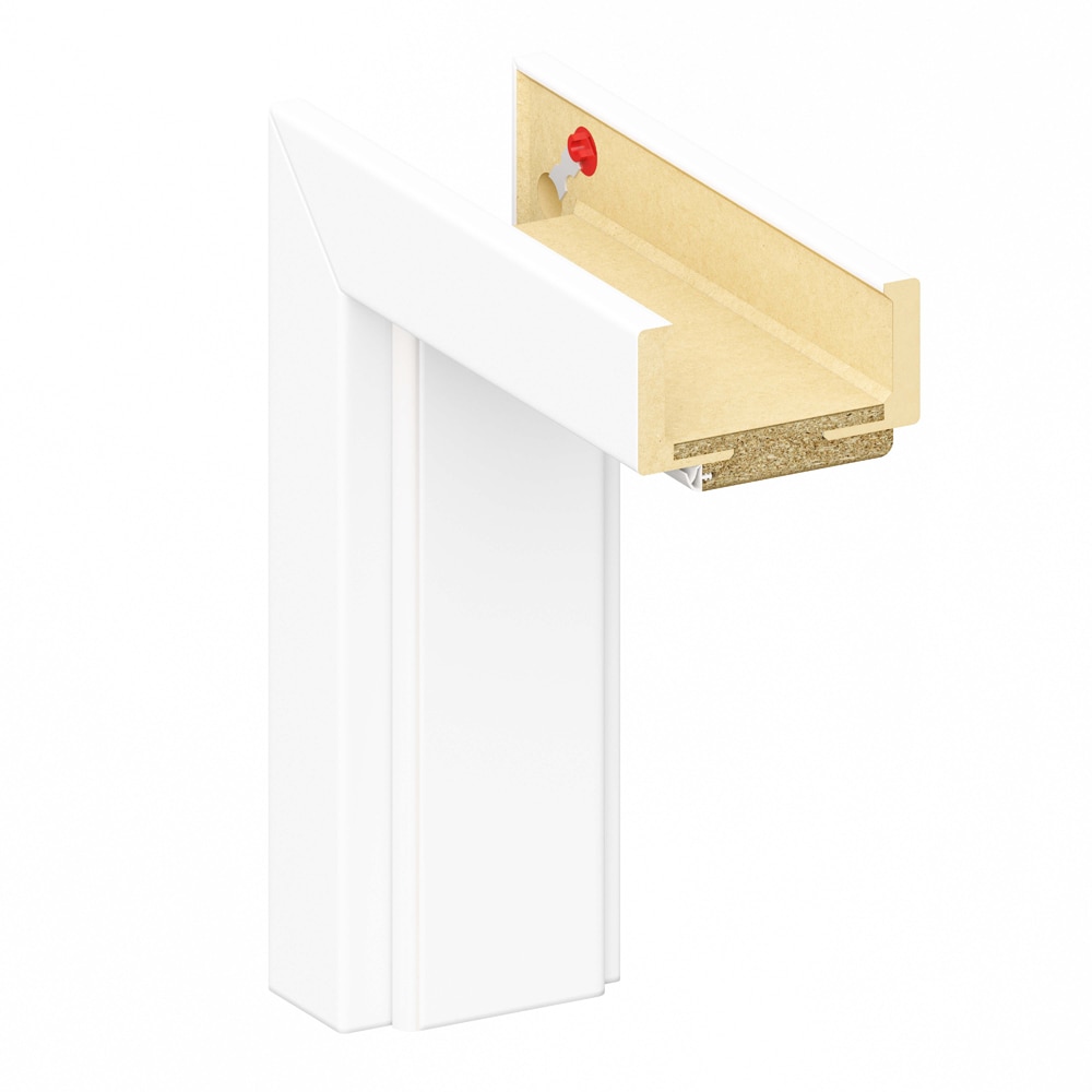 Toc usa reglabil CLASSEN 20-26, PAL, 88 x 205 cm, traversa, alb