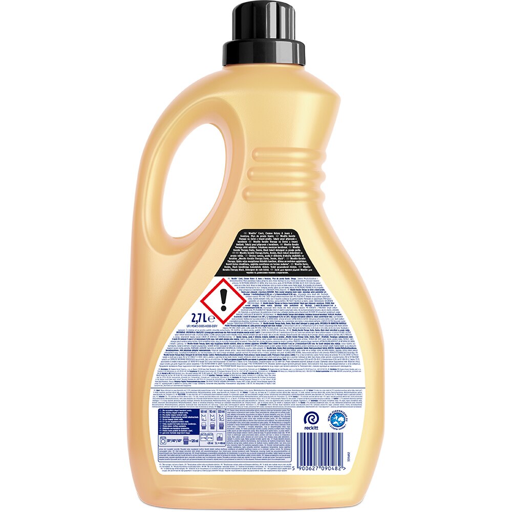 Detergent lichid WOOLITE Keratin Dark, 2.7 l, 45 spalari