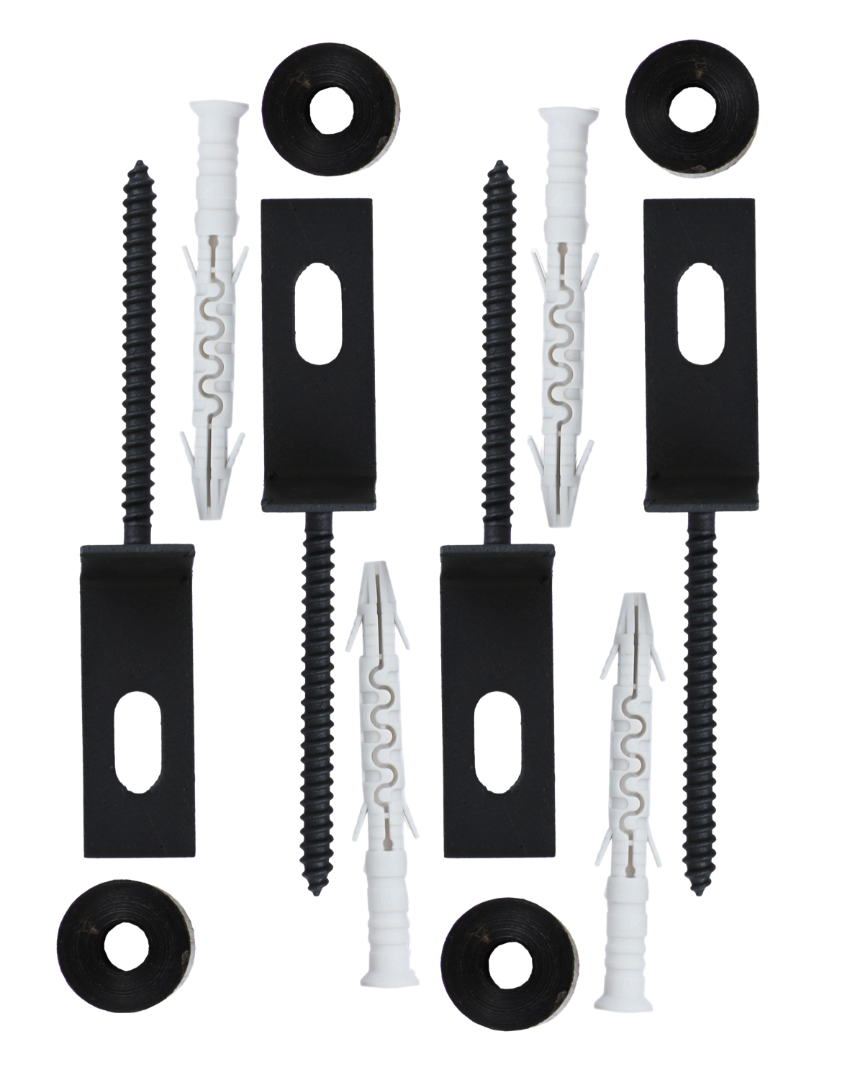 Conector tip O, set 4 buc., negru, 18 x 10 x 3 cm  Polbram
