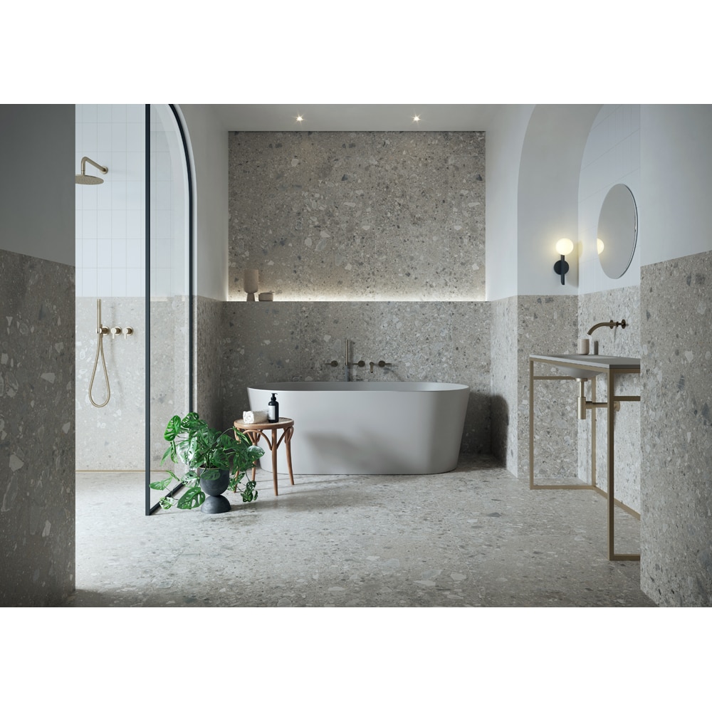 Gresie interior/exterior Cersanit Hedon, 120 x 60 cm, 1.43 mp/cutie, gri