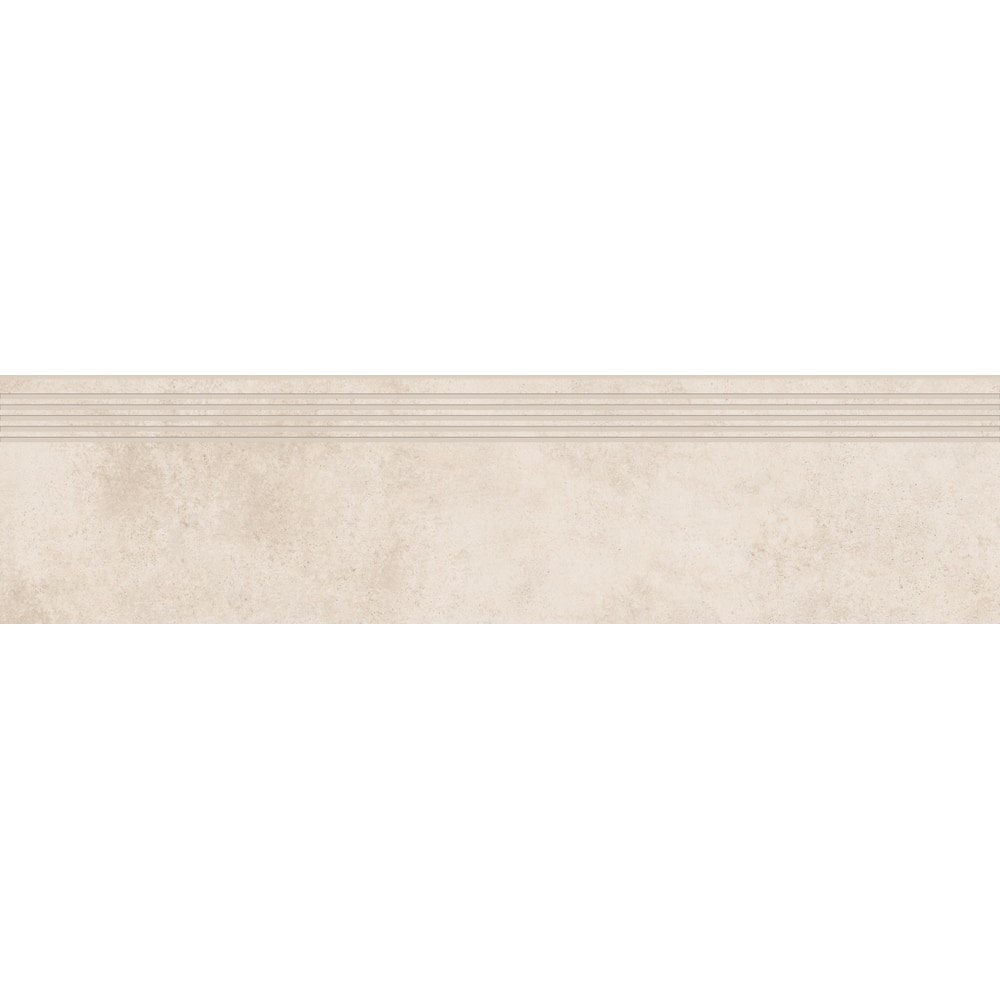 Gresie exterior/interior Cersanit Genford Concrete, 29.8 x 119.8 cm, 0.71 mp/cutie, crem