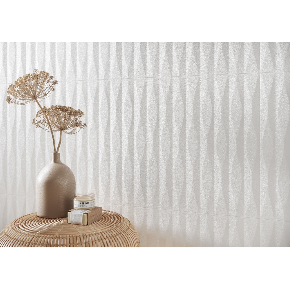 Fraianta interior Cersanit Parmina White Monocolour, 29.8 x 59.8 cm, 1.25 mp/cutie, alb