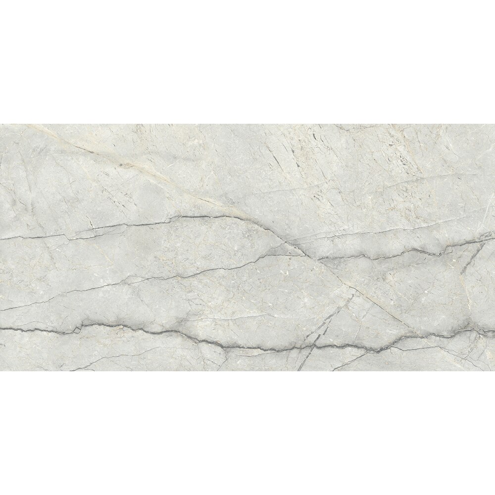 Gresie interior/exterior CERSANIT Piove Light Grey Polished Rect, 60 x 120 cm, 8.5 mm, 1.44m2/cutie, PEI 3