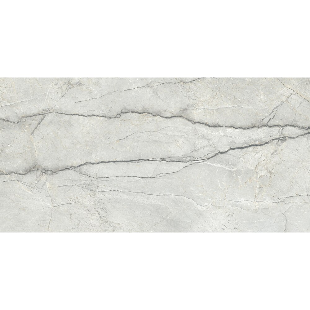 Gresie interior/exterior CERSANIT Piove Light Grey Polished Rect, 60 x 120 cm, 8.5 mm, 1.44m2/cutie, PEI 3