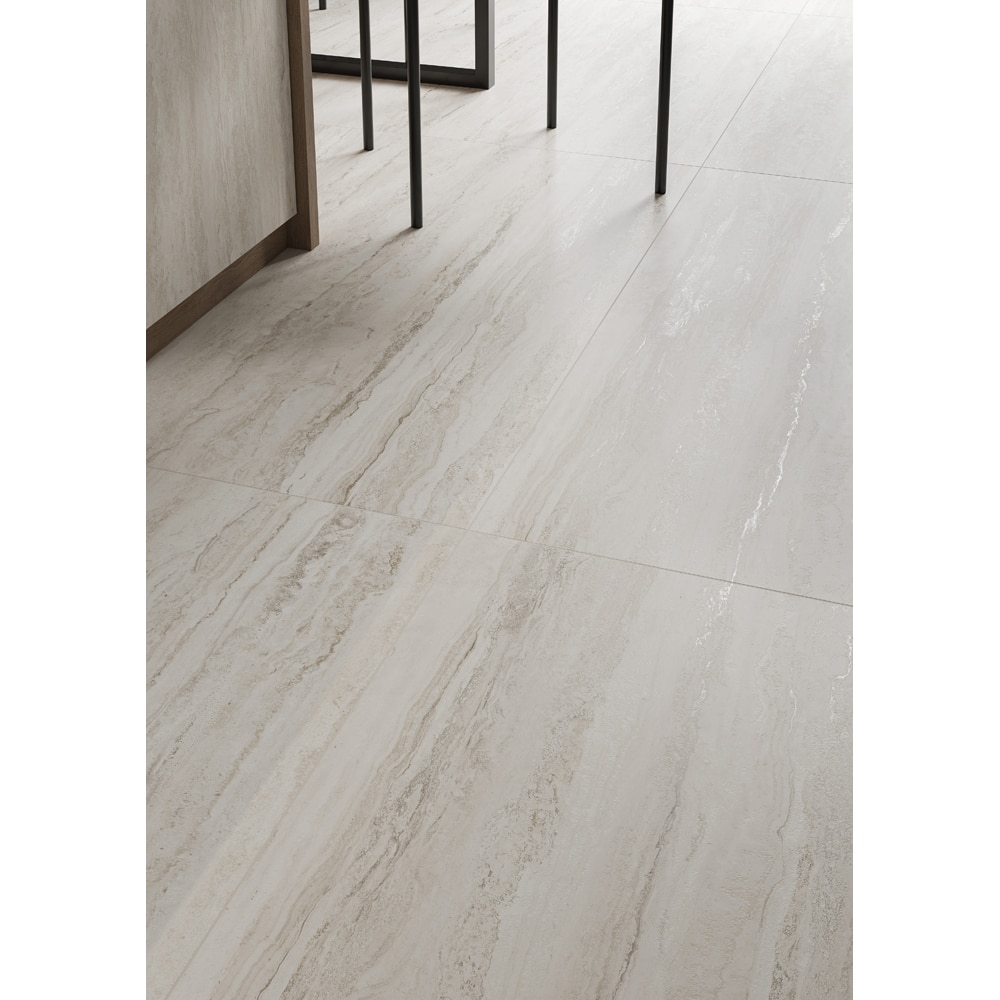 Gresie interior/exterior Cersanit Travertin Soul, 120 x 60 cm, 1.43 mp/cutie, bej