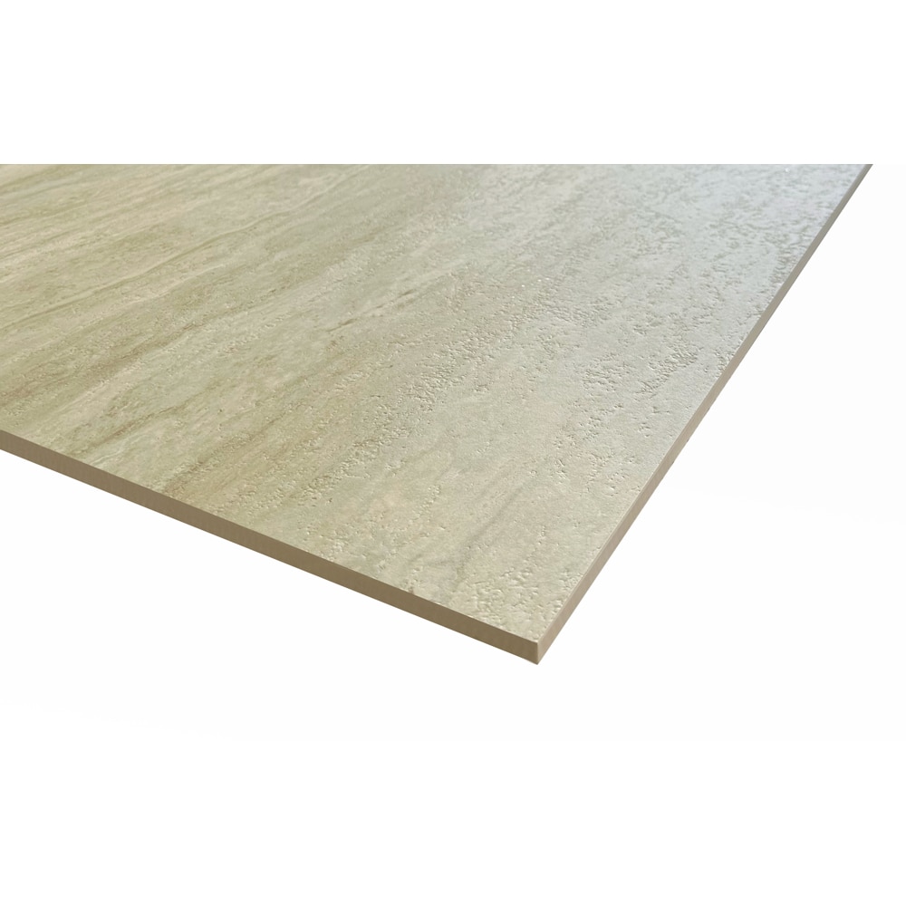 Gresie interior/exterior Cersanit Travertin Soul, 120 x 60 cm, 1.43 mp/cutie, bej