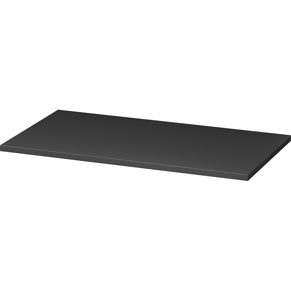 Blat mobilier baie CERSANIT Mille, 80 x 45 x 1.8 cm, negru mat