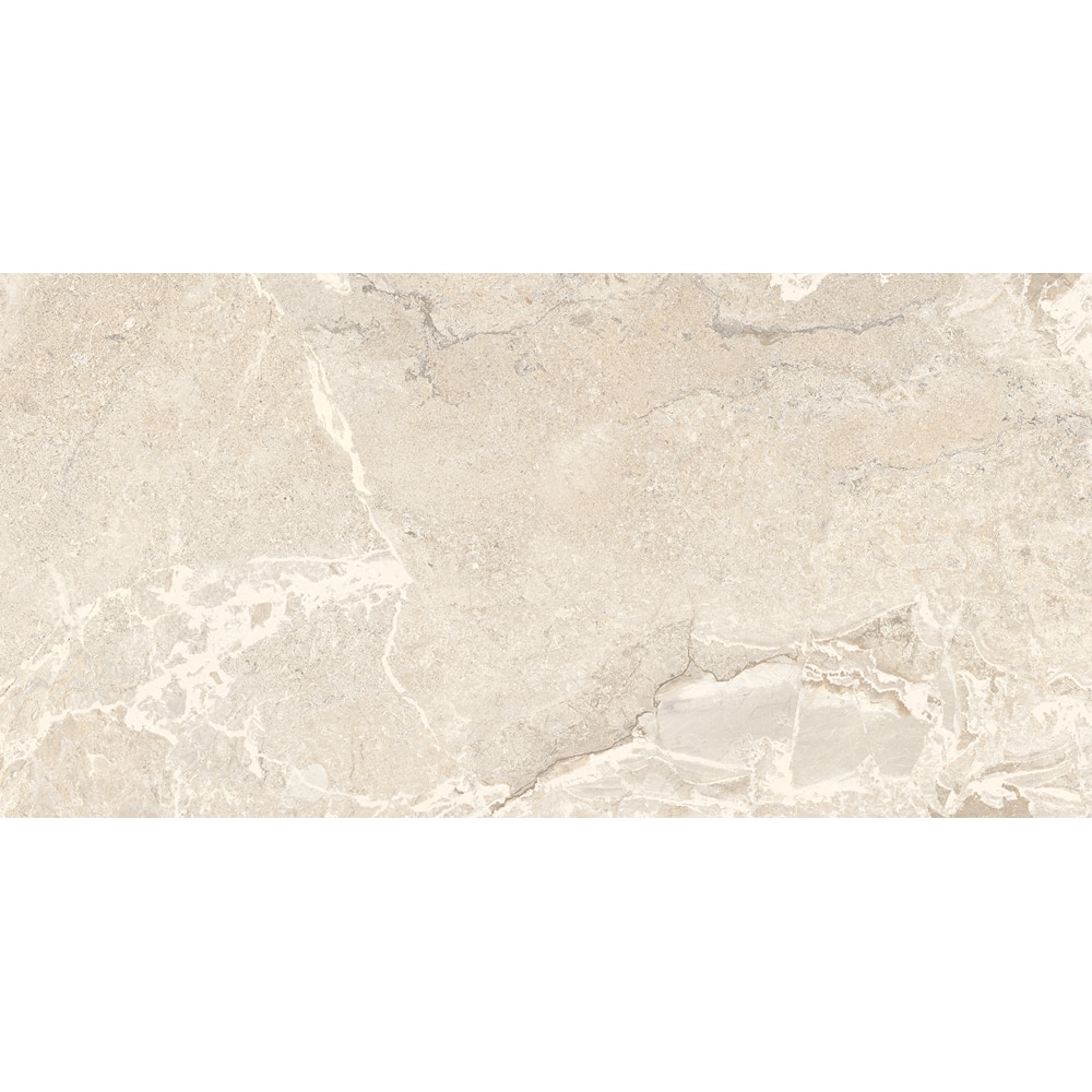 Gresie interior/exterior CERSANIT Vilroy Cream Matt Brushed Rect, 59.8 x 119.8 cm, 8 mm, 1.43m2/cutie, PEI 4