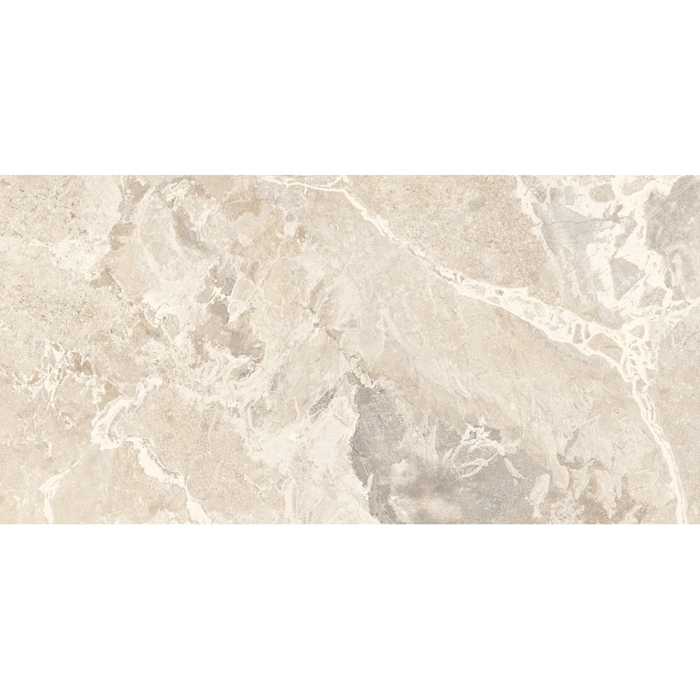 Gresie interior/exterior CERSANIT Vilroy Cream Matt Brushed Rect, 59.8 x 119.8 cm, 8 mm, 1.43m2/cutie, PEI 4