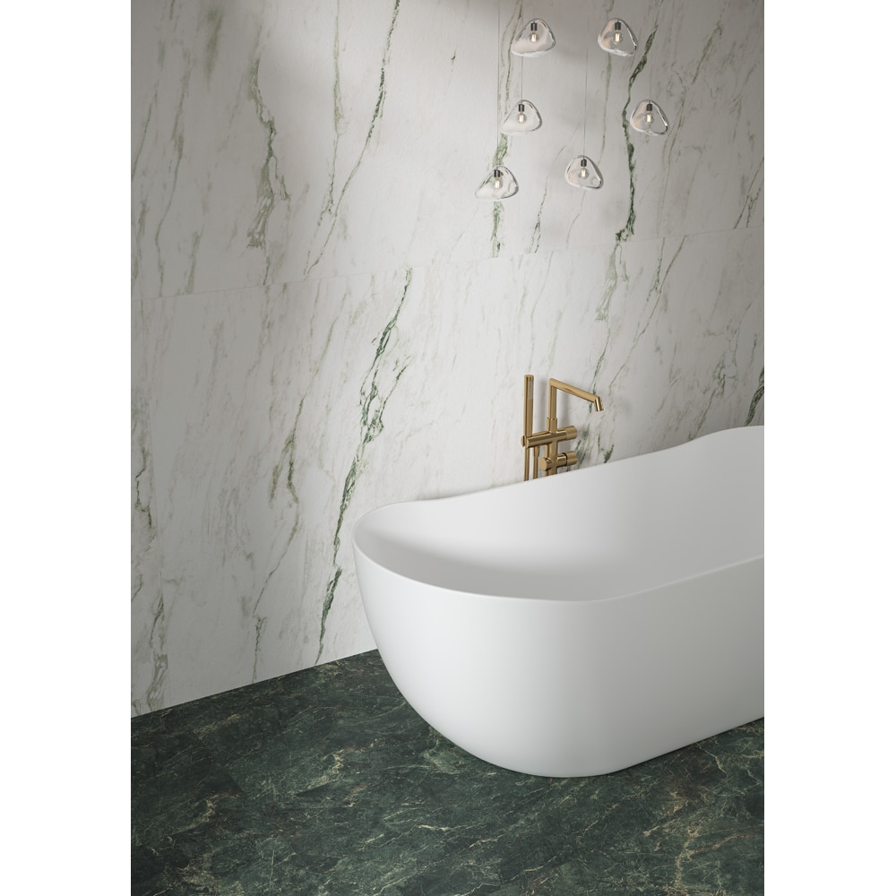 Gresie interior/exterior CERSANIT Fanshi Green Matt Rect, 59.8 x 119.8 cm, 8 mm, 1.43m2/cutie, PEI 4
