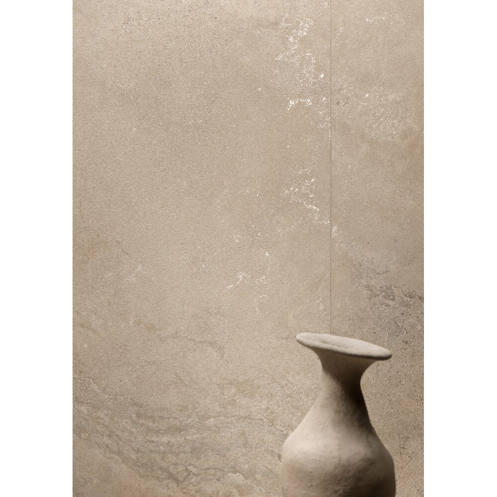 Gresie interior/exterior CERSANIT Povolaro Beige Matt Rect, 59.8 x 119.8 cm, 8 mm, 1.43m2/cutie, PEI 4
