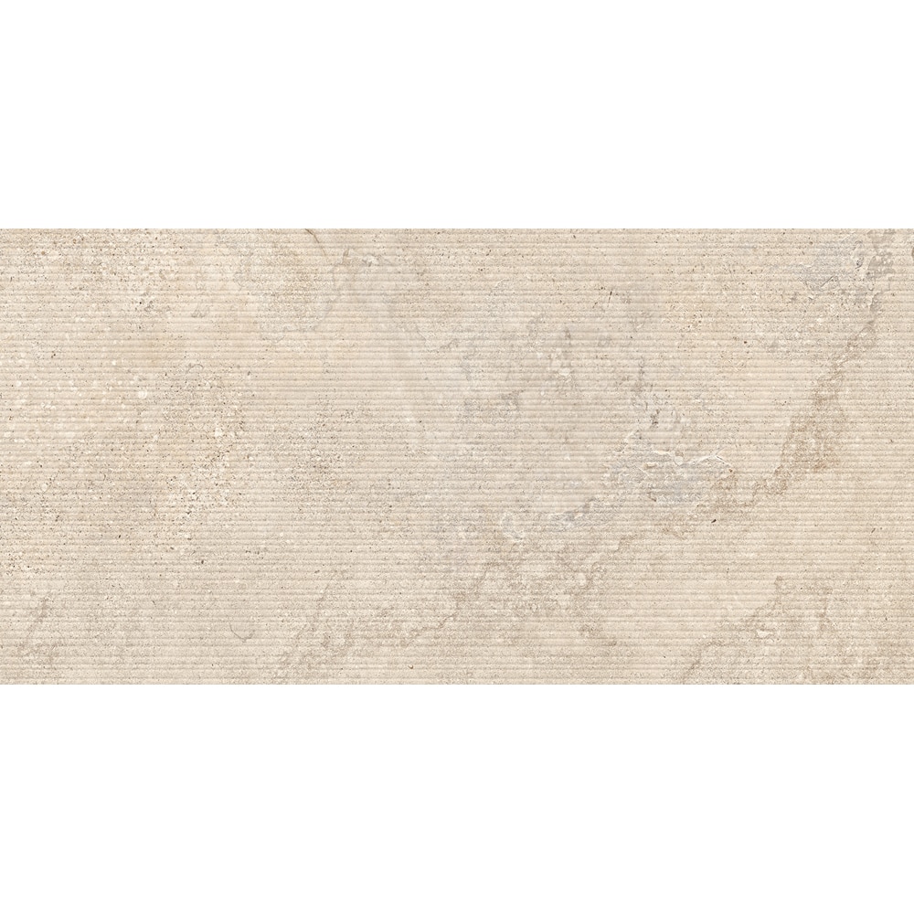 Gresie interior/exterior CERSANIT Povolaro Beige Str Matt Rect, 59.8 x 119.8 cm, 8 mm, 1.43m2/cutie, PEI 4
