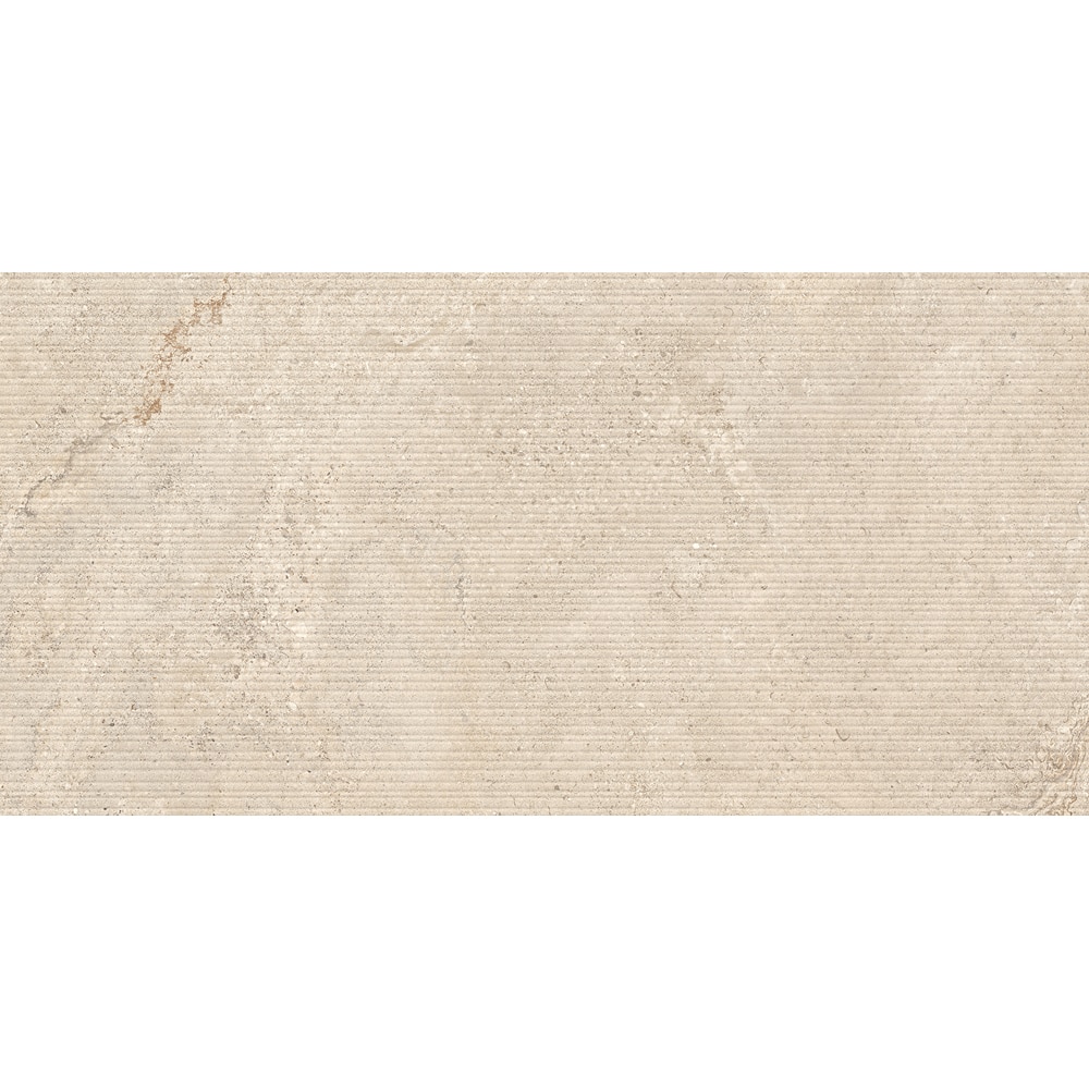 Gresie interior/exterior CERSANIT Povolaro Beige Str Matt Rect, 59.8 x 119.8 cm, 8 mm, 1.43m2/cutie, PEI 4