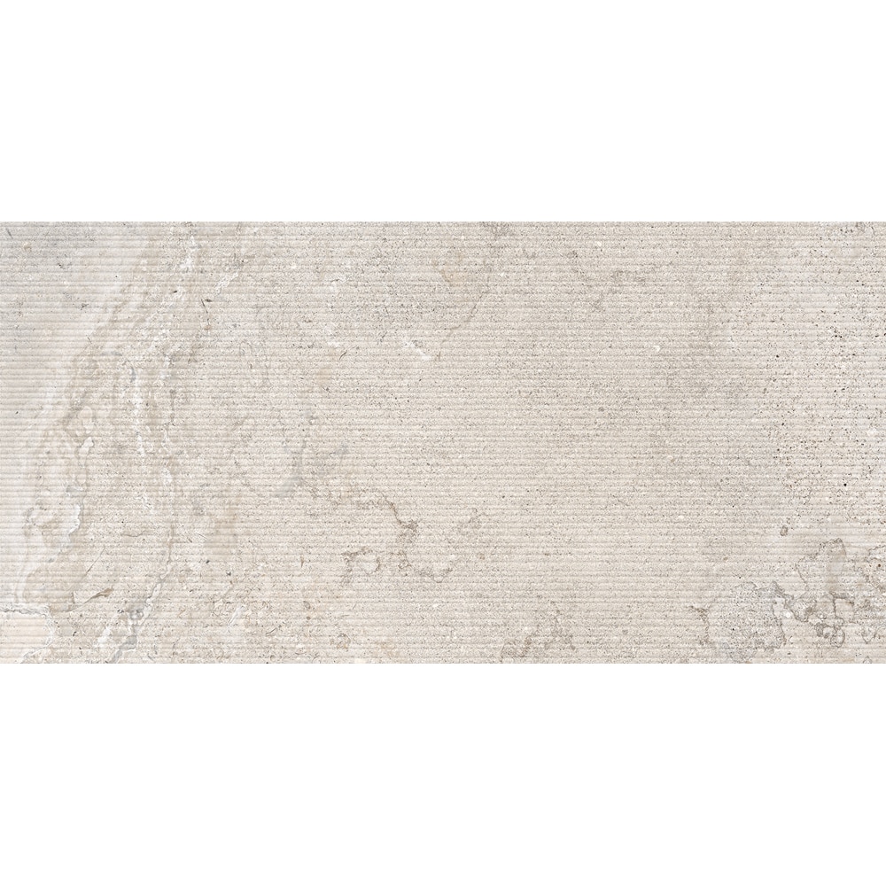 Gresie interior/exterior CERSANIT Povolaro Light Grey Str Matt Rect, 59.8 x 119.8 cm, 8 mm, 1.43m2/cutie, PEI 4