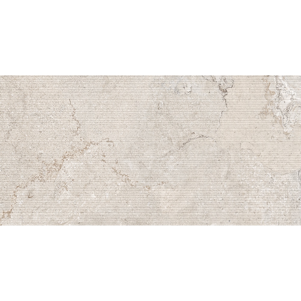 Gresie interior/exterior CERSANIT Povolaro Light Grey Str Matt Rect, 59.8 x 119.8 cm, 8 mm, 1.43m2/cutie, PEI 4