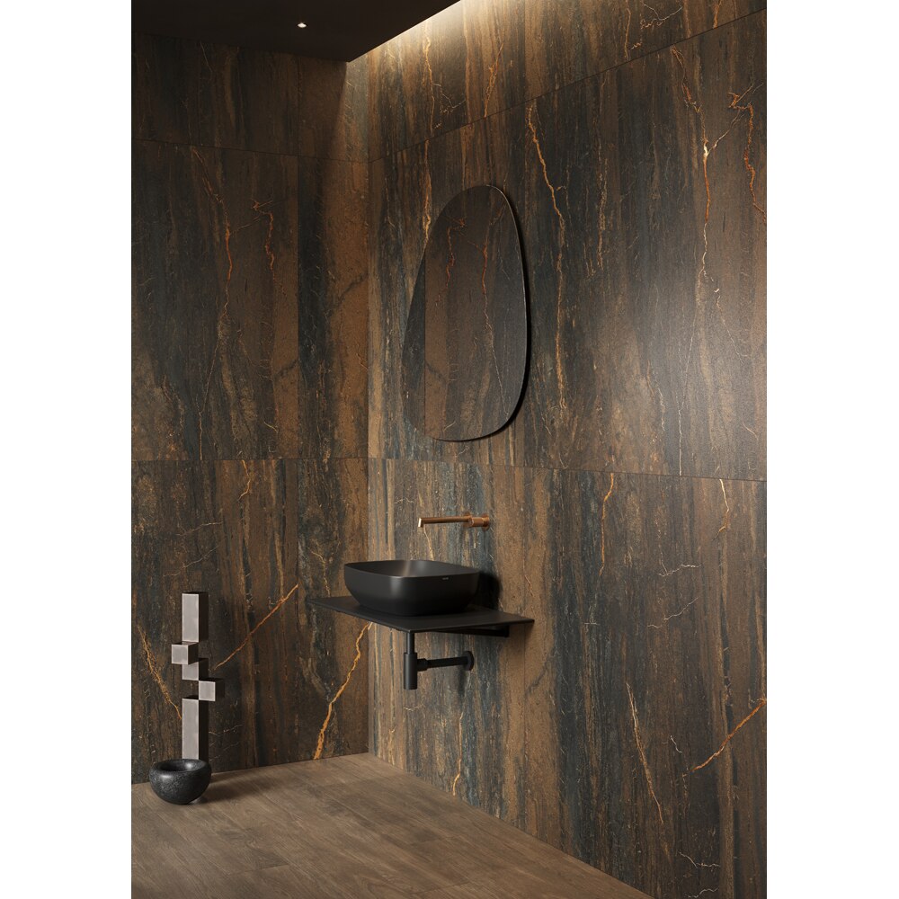 Gresie interior/exterior CERSANIT Stige Rust Matt Rect, 59.8 x 119.8 cm, 8 mm, 1.43m2/cutie, PEI 3
