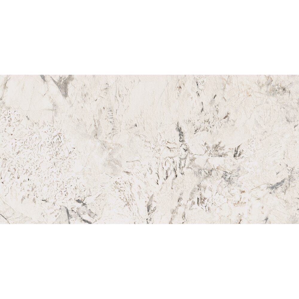 Gresie interior/exterior CERSANIT Tessuo Stone White Matt Brushed Rect, 59.8 x 119.8 cm, 8 mm, 1.43m2/cutie, PEI 4