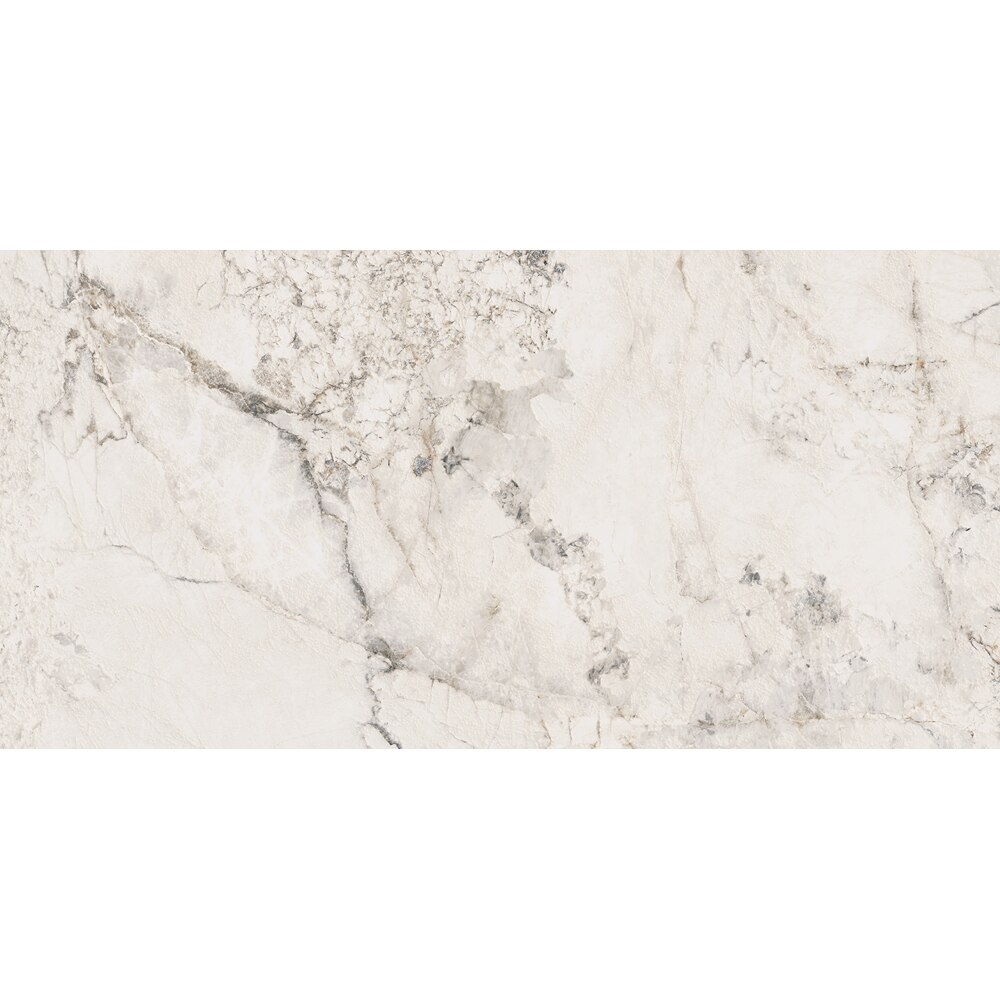Gresie interior/exterior CERSANIT Tessuo Stone White Matt Brushed Rect, 59.8 x 119.8 cm, 8 mm, 1.43m2/cutie, PEI 4