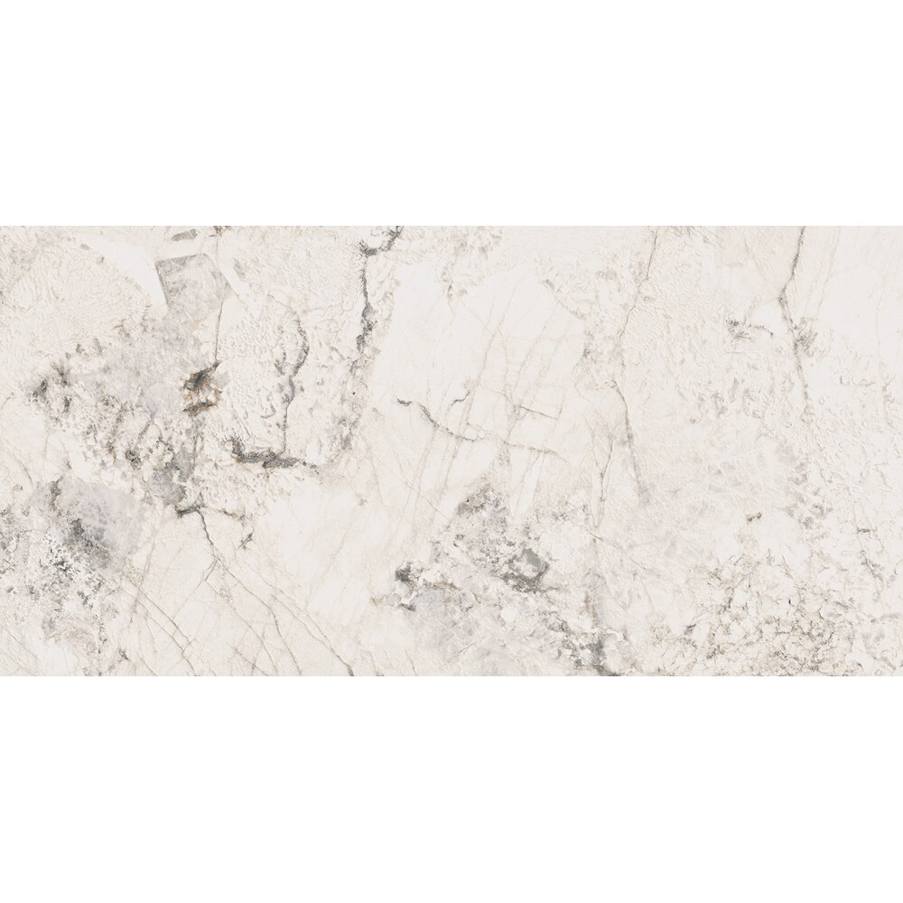 Gresie interior/exterior CERSANIT Tessuo Stone White Matt Brushed Rect, 59.8 x 119.8 cm, 8 mm, 1.43m2/cutie, PEI 4