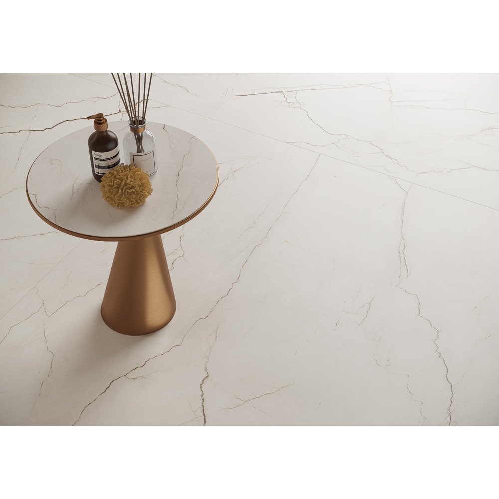 Gresie interior/exterior CERSANIT Arcadia Stone Silver Polished Matt Rect, 59.8 x 119.8 cm, 10 mm, 1.43m2/cutie, PEI 4