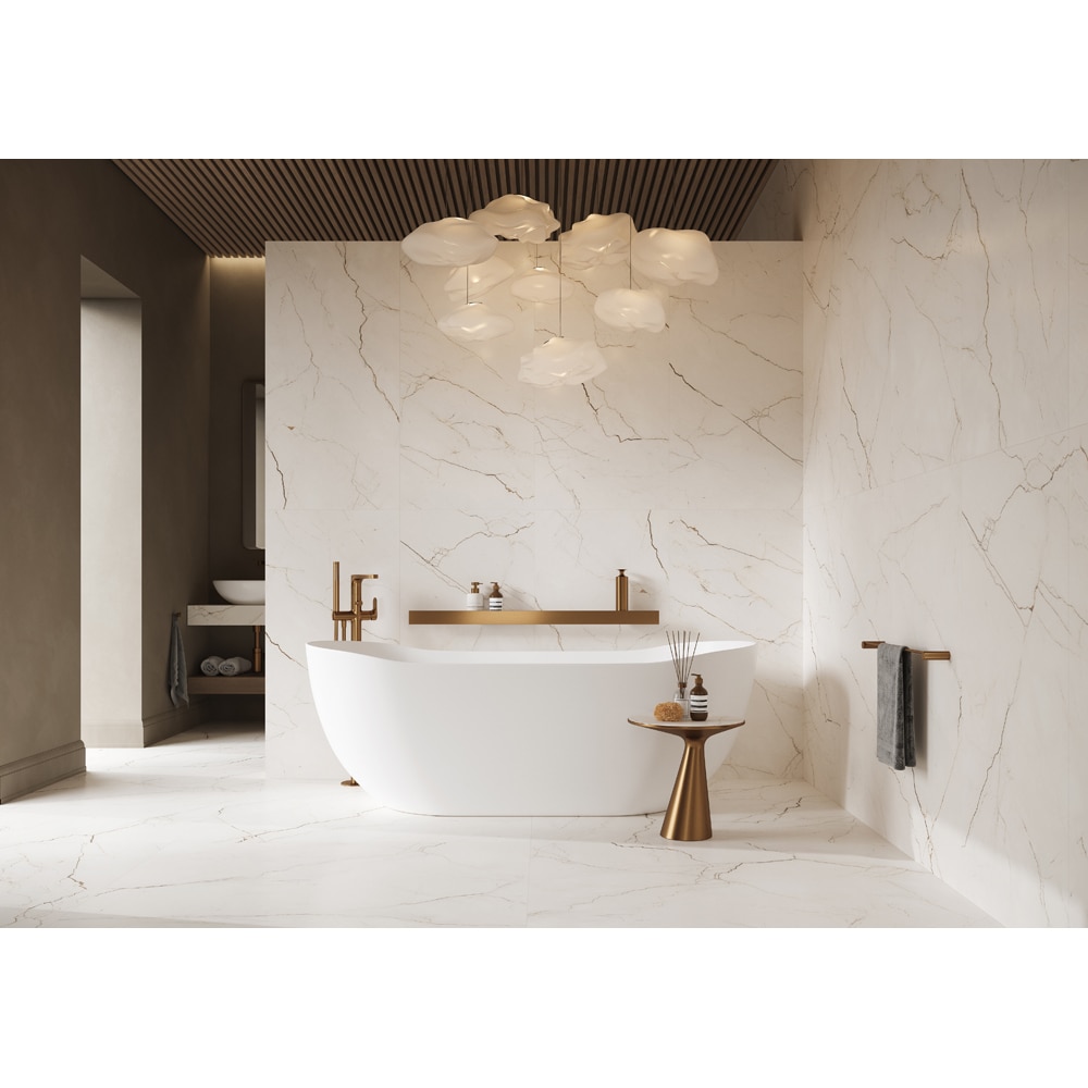Gresie interior/exterior CERSANIT Arcadia Stone Silver Polished Matt Rect, 59.8 x 119.8 cm, 10 mm, 1.43m2/cutie, PEI 4