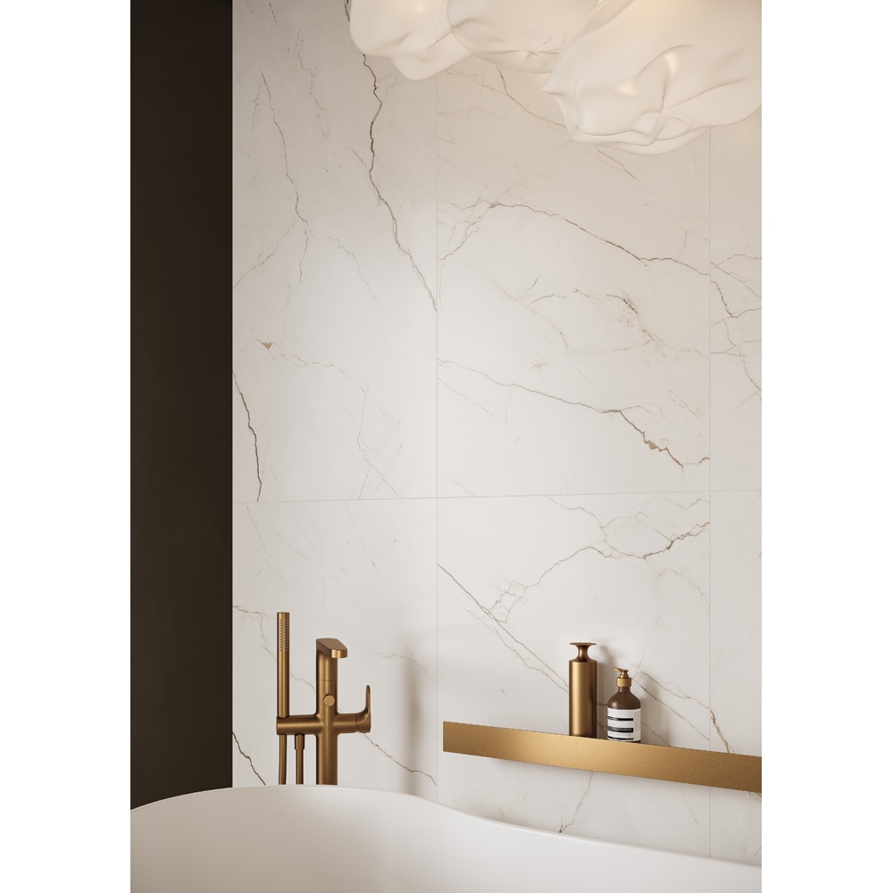 Gresie interior/exterior CERSANIT Arcadia Stone Silver Polished Matt Rect, 59.8 x 119.8 cm, 10 mm, 1.43m2/cutie, PEI 4