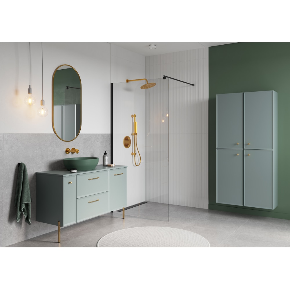 Dulap baie CERSANIT Mille, 2 usi, 40 x 30 x 160 cm, fiord