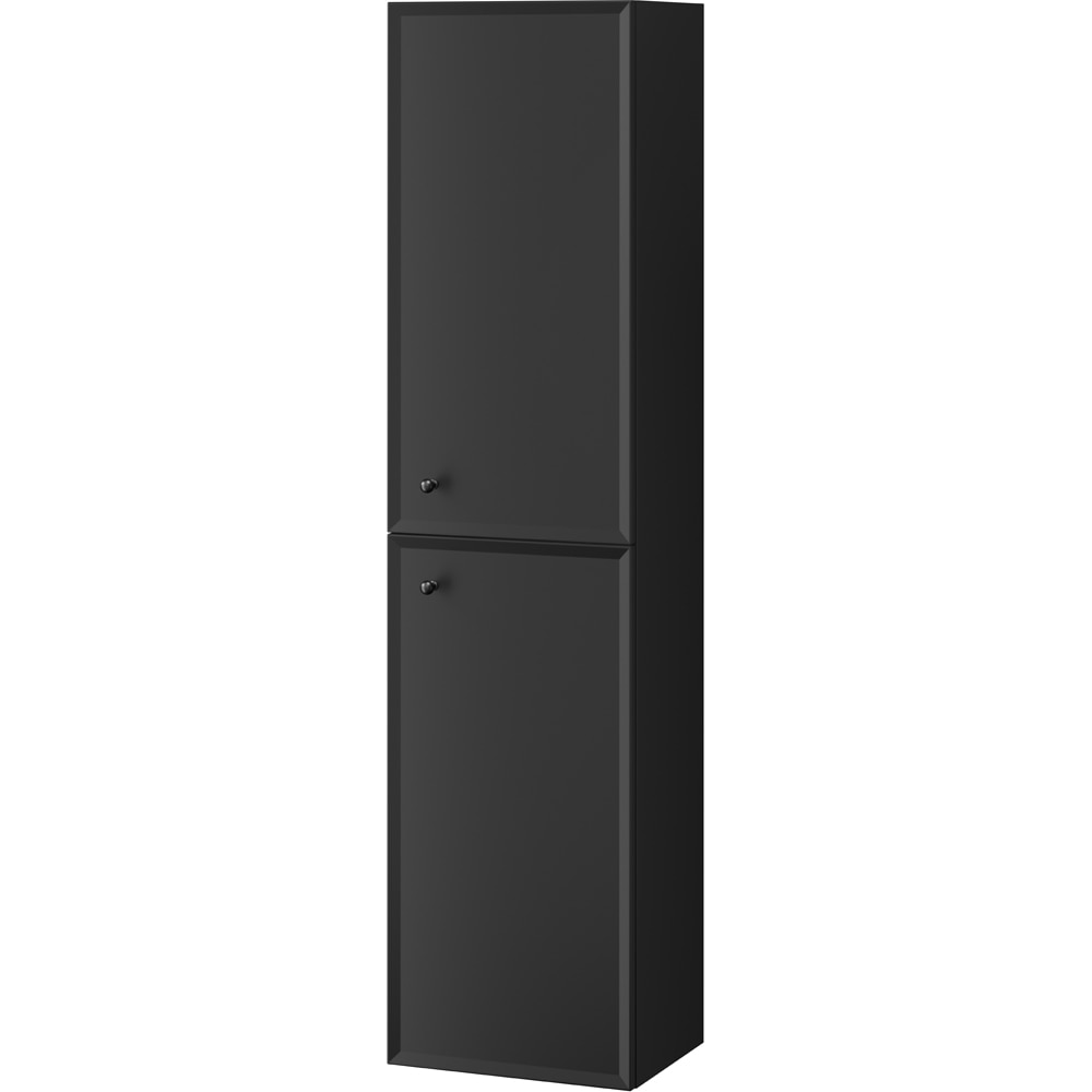 Dulap baie CERSANIT Mille, 2 usi, 40 x 30 x 160 cm, negru