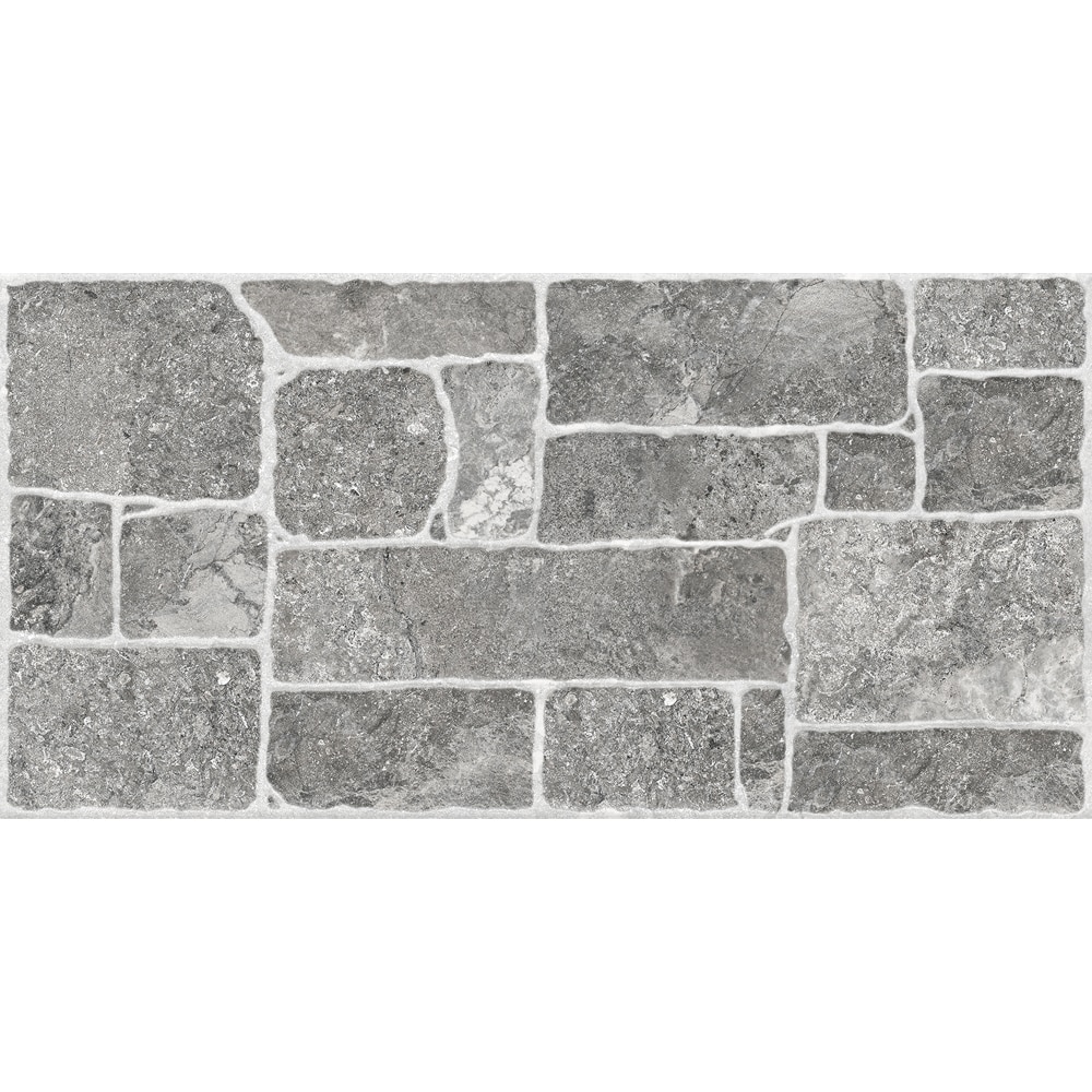 Gresie interior/exterior CERSANIT Renzo Grey Matt, 29.8 x 59.8 cm, 8 mm, 1.6m2/cutie, PEI 4