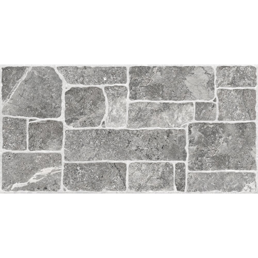 Gresie interior/exterior CERSANIT Renzo Grey Matt, 29.8 x 59.8 cm, 8 mm, 1.6m2/cutie, PEI 4