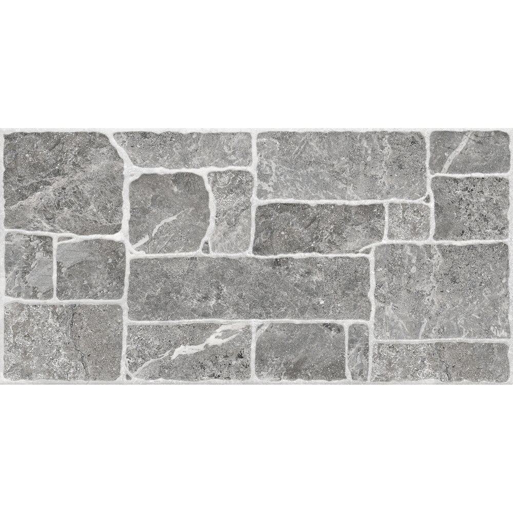 Gresie interior/exterior CERSANIT Renzo Grey Matt, 29.8 x 59.8 cm, 8 mm, 1.6m2/cutie, PEI 4