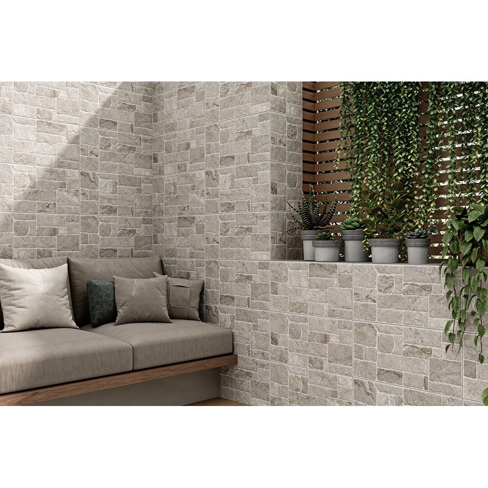 Gresie interior/exterior CERSANIT Whisper Beige Matt, 29.8 x 59.8 cm, 8 mm, 1.6m2/cutie, PEI 4