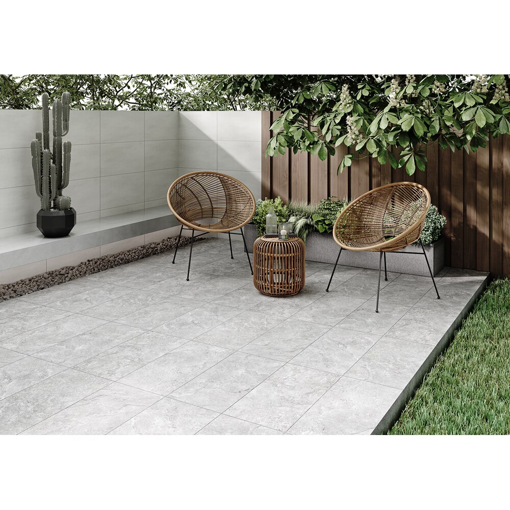Gresie interior/exterior CERSANIT Magnus Grey Matt, 29.8 x 59.8 cm, 8 mm, 1.6m2/cutie