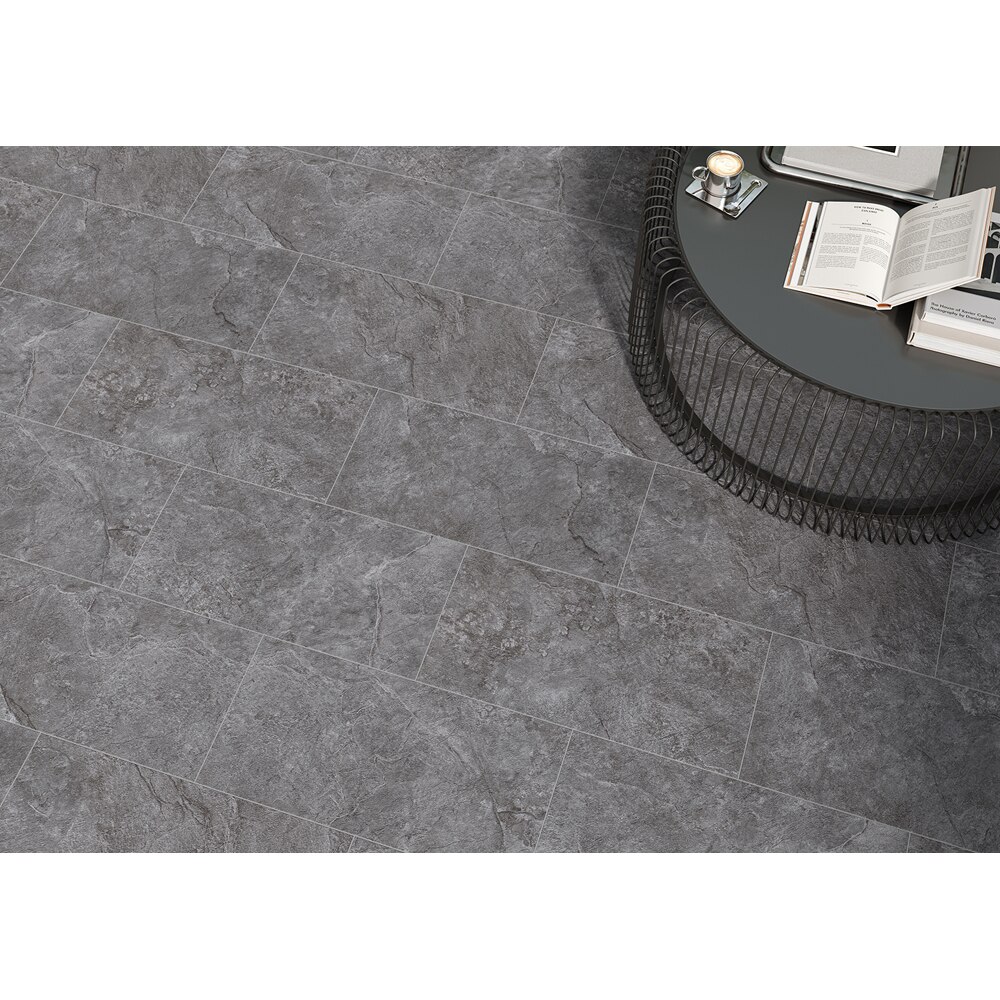 Gresie interior/exterior CERSANIT Magnus Graphite Matt, 29.8 x 59.8 cm, 8 mm, 1.6m2/cutie