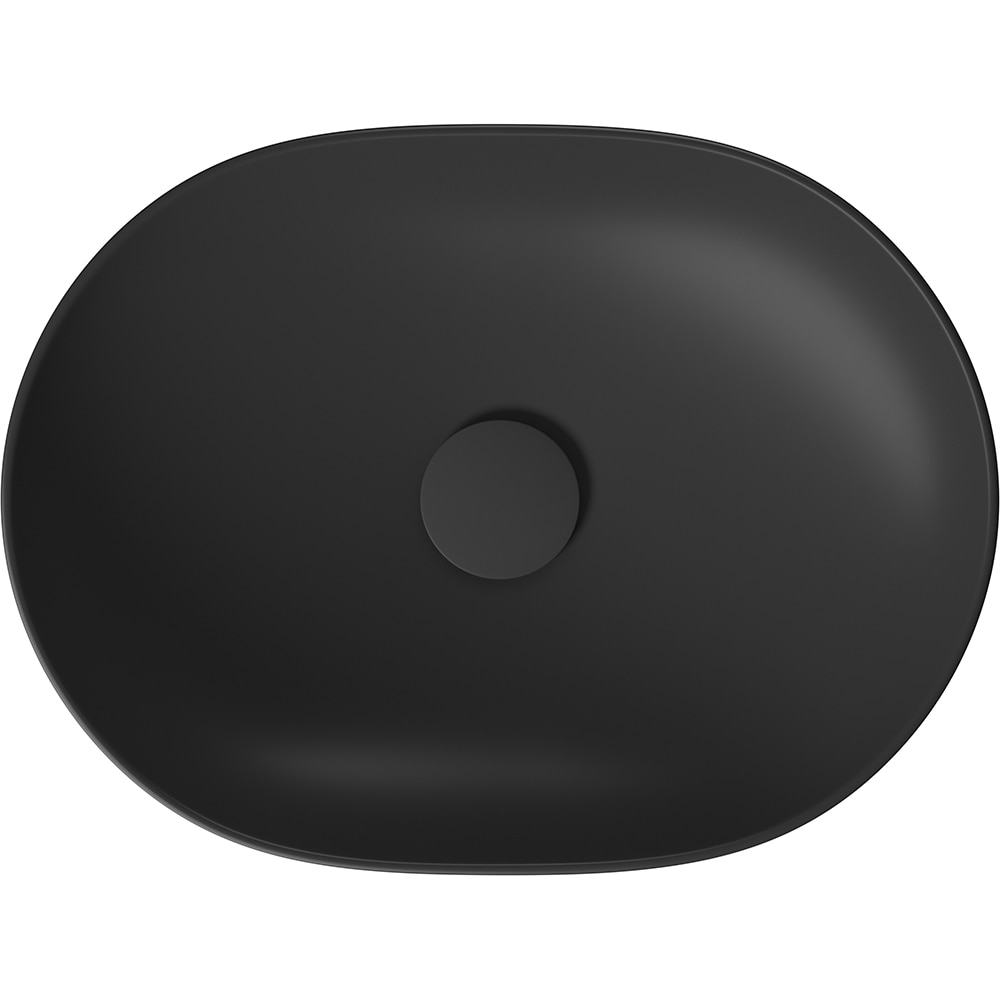 Lavoar baie CERSANIT Savio, ceramica, 50 x 38 x 13.5 cm, negru