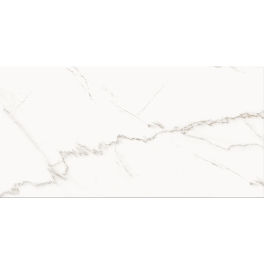 Fraianta interior Cersanit Stay Classy White Glossy Stone, 29.8 x 59.8 cm, 1.25 mp/cutie, alb