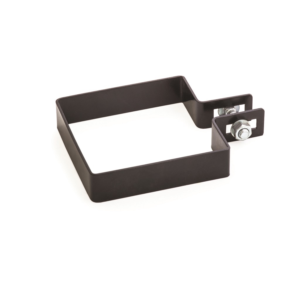 Start sau end clamp 7x7 galvanizat otel, negru, 7 x 7 x H 2.5 cm  Polbram