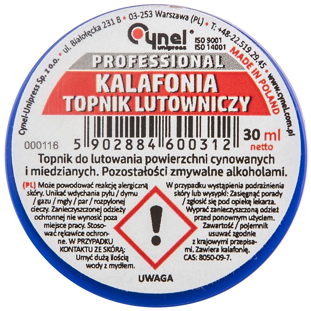 Colofoniu TOPEX, 30ml