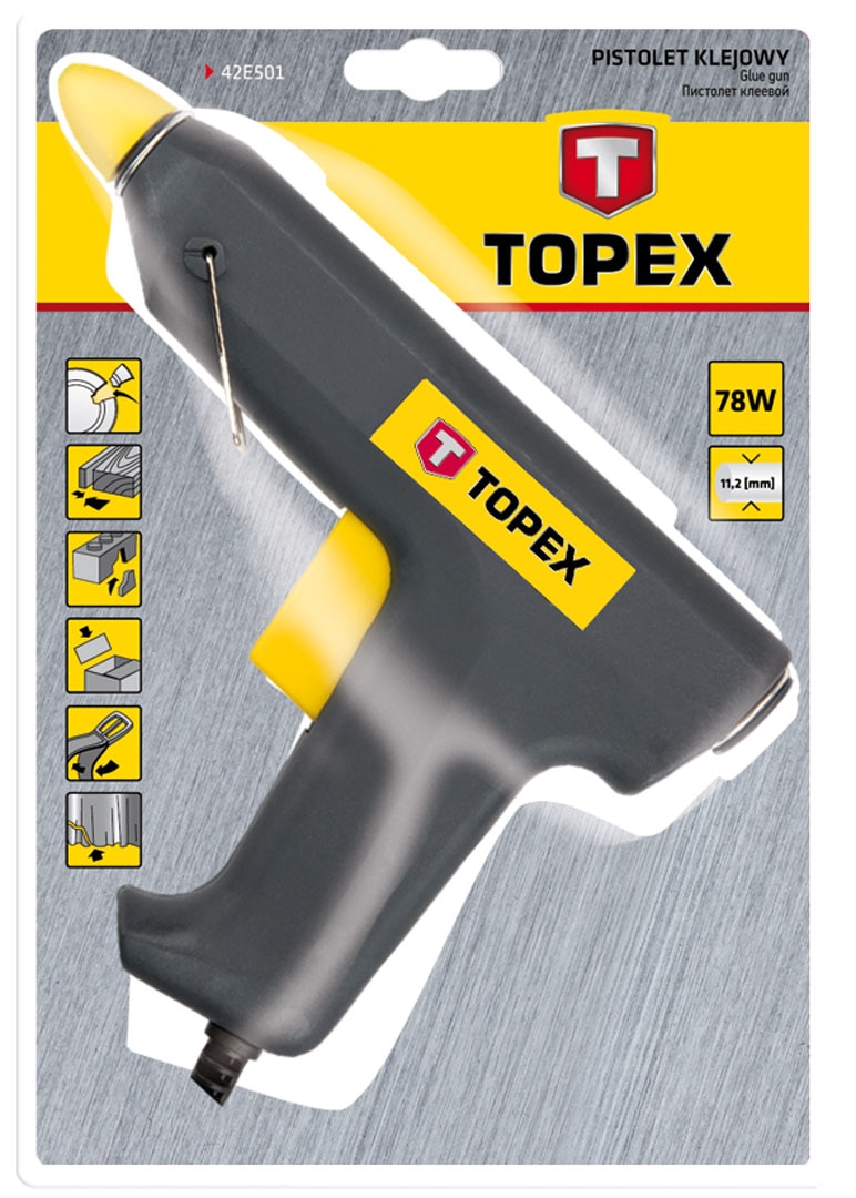 Aparat de lipit Topex 42E501, 78W, pentru baghete de 11 mm
