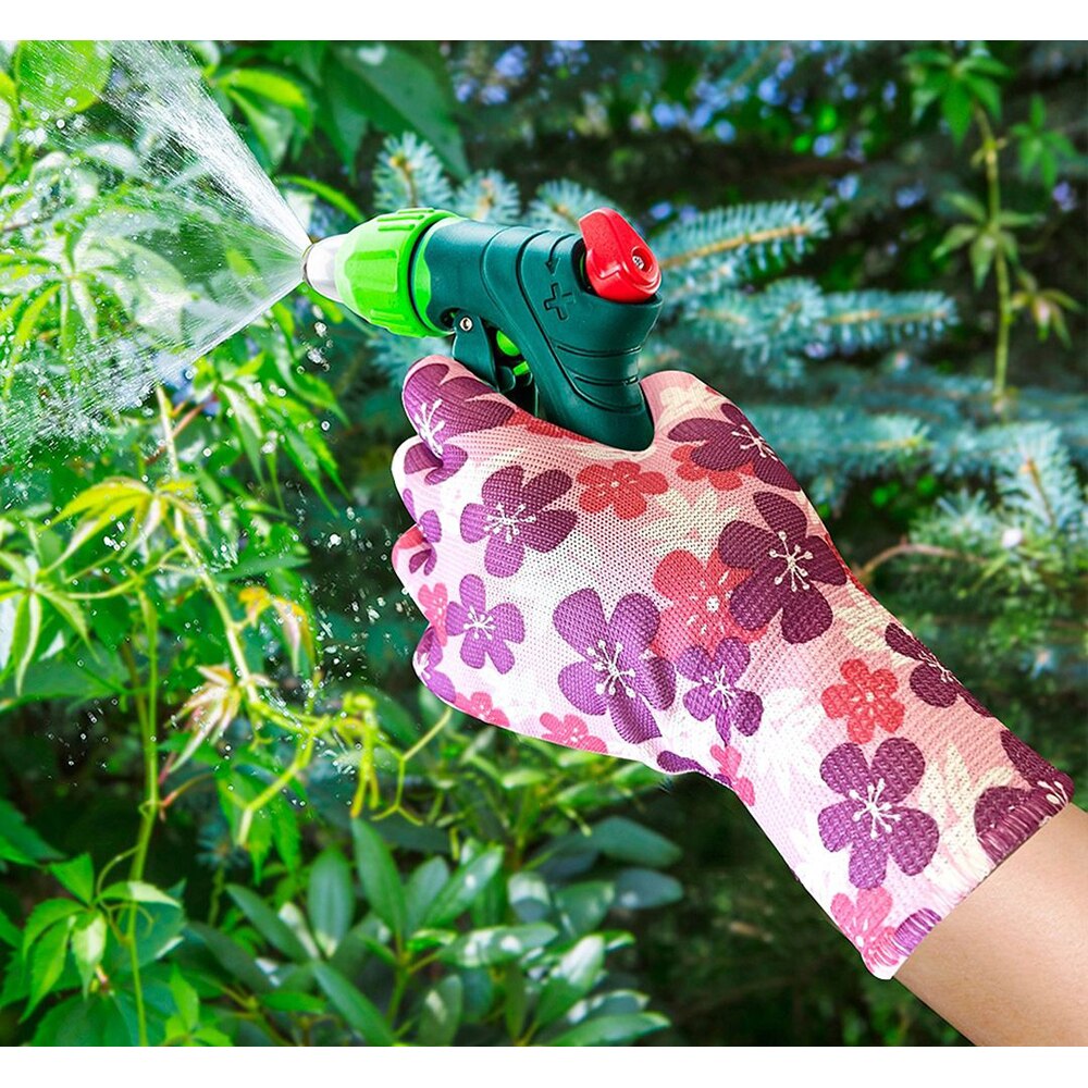 Manusi de protectie NEO TOOLS Floral, poliester, marimea 8