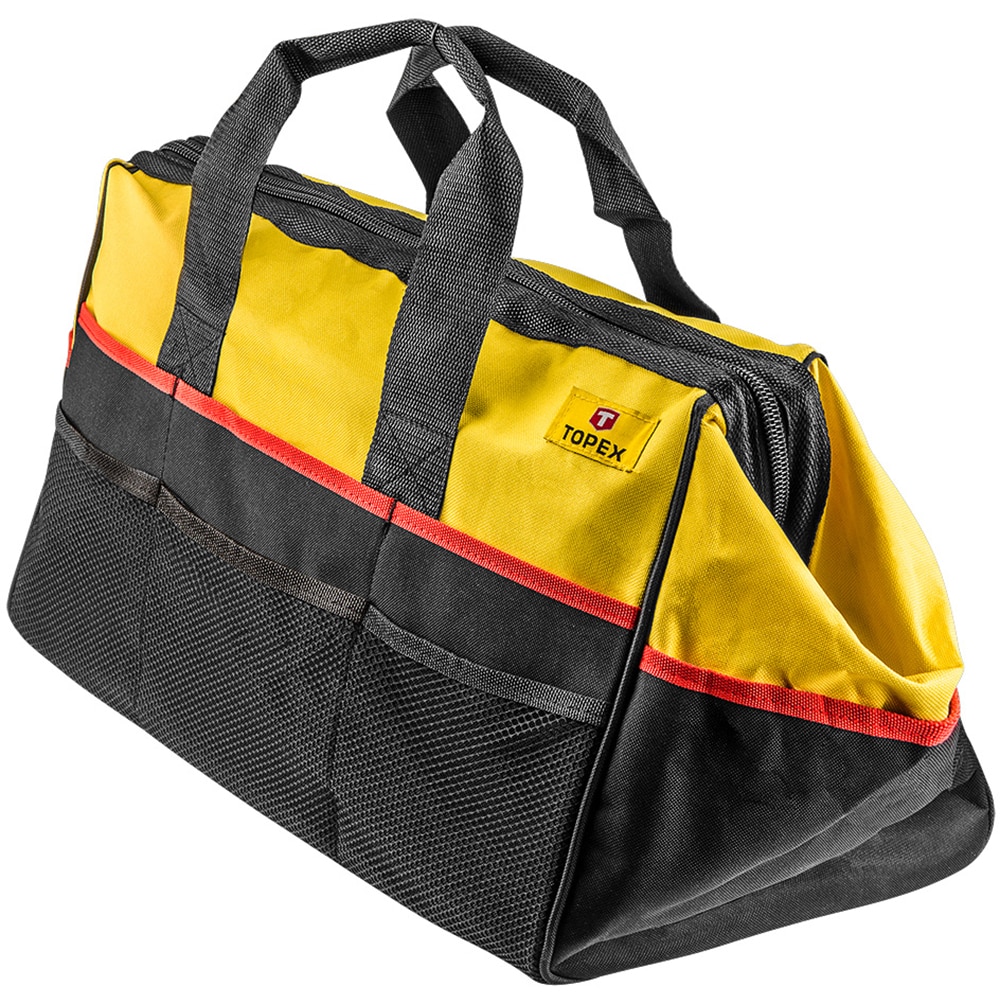 Geanta scule TOPEX, 9 buzunare, negru