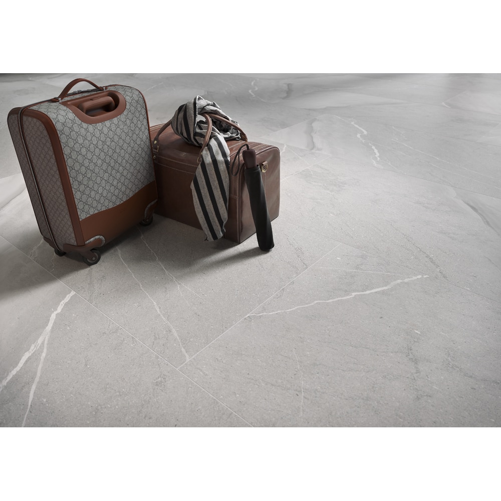 Gresie interior /exterior Cersanit Lake Stone, 120 x 60 cm, 1.43 mp/cutie, gri