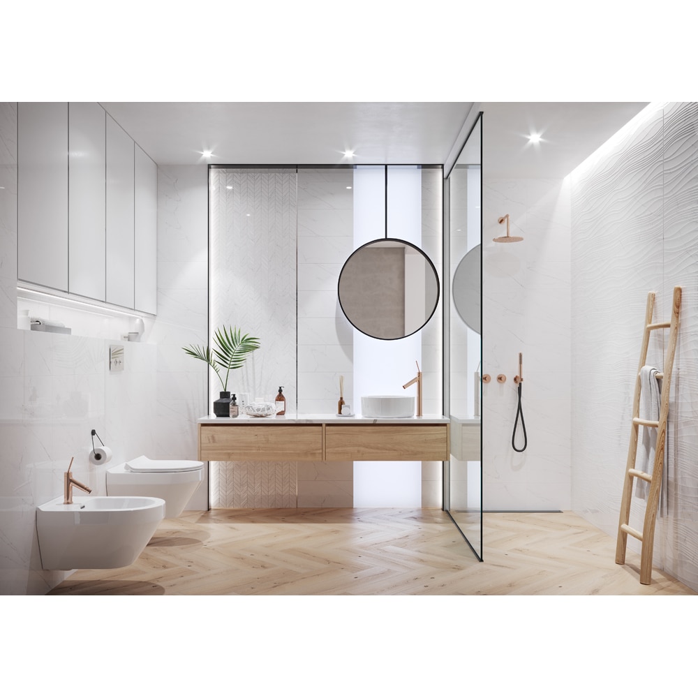 Faianta Cersanit Marinel, 20 x 60 cm, grosime 8.5 mm, 1.08 mp/cutie, alb