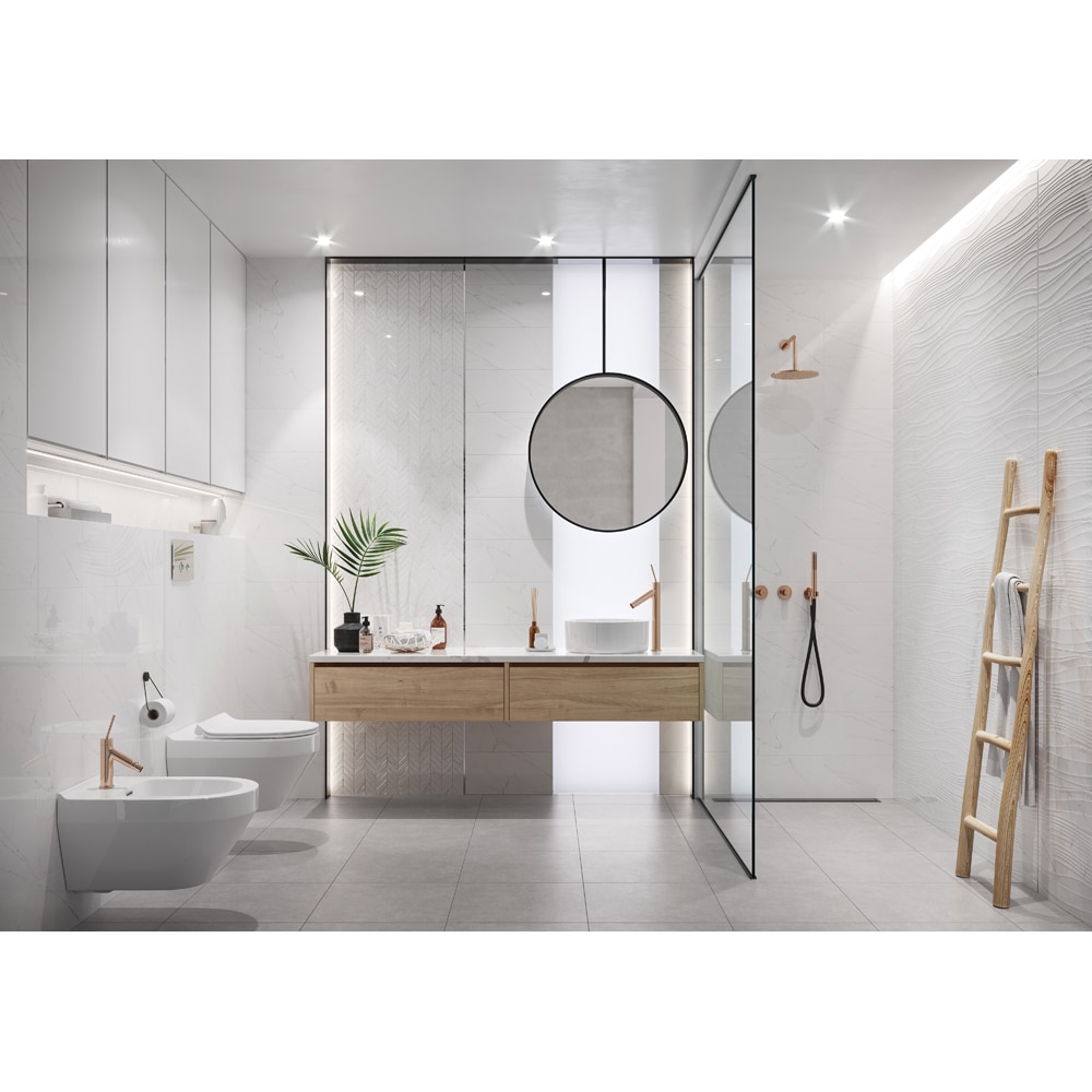 Faianta Cersanit Marinel, 20 x 60 cm, 1.08 mp/cutie, alb