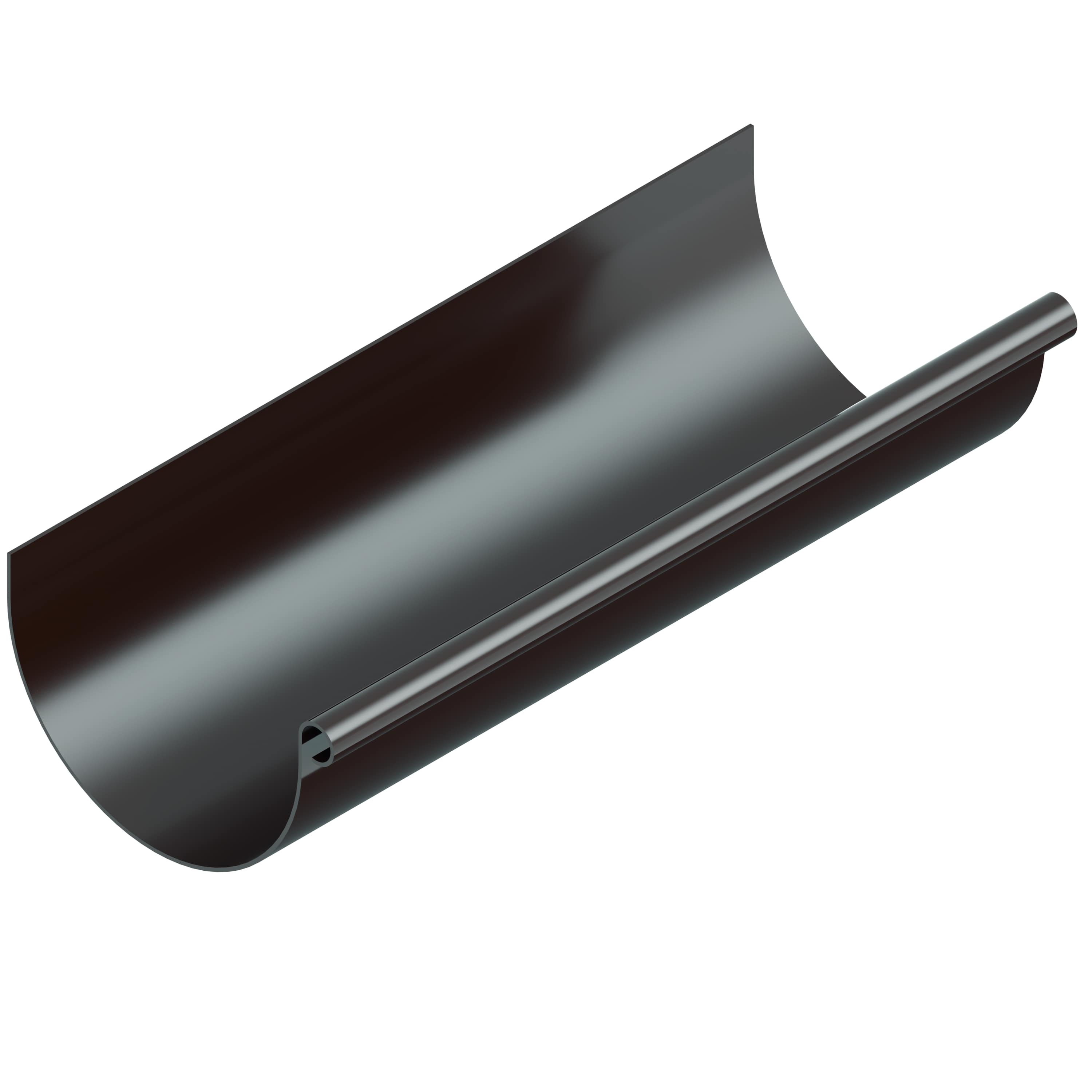 Jgheab 3m PVC maro d120mm