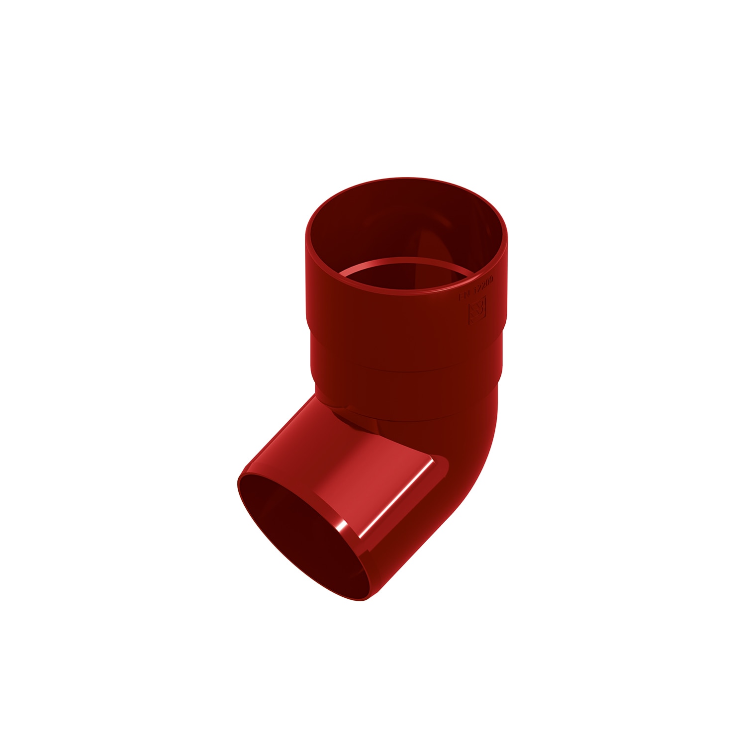 Cot PVC, imbinare burlane jgheaburi, maro, 80 mm, 17 cm, 67.5 gr  Bravo