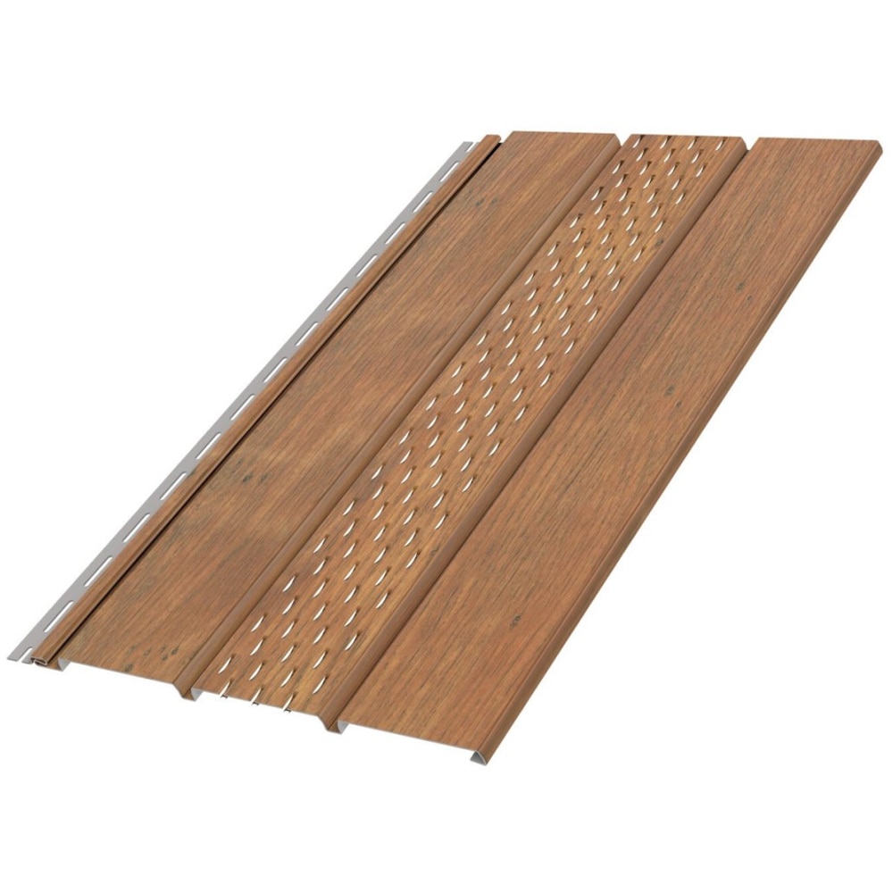 Lambriu perforat SMART, PVC, 300 x 34 cm, auriu