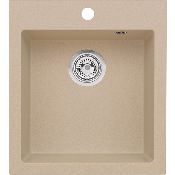 Pachet chiuveta ALVEUS Boogie 20, 1 cuva, compozit granit + baterie Diana, bej